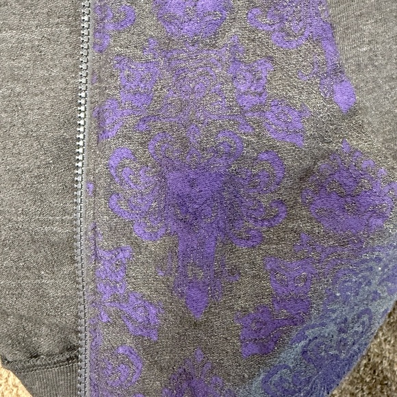Disney Gray and Purple Haunted Mansion Women Jacket Size XL - Picture 6 of 6